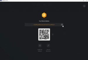 exodus bitcoin adresse