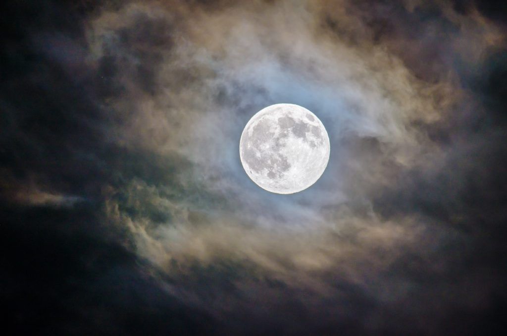 Ein Mond für das Sprichwort "to the moon"
