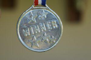 Medaille für den ersten Platz