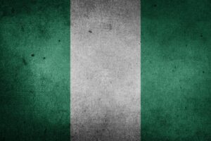 Die Flagge von Nigeria