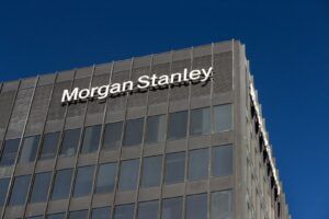 Ein Gebäude von Morgan Stanley