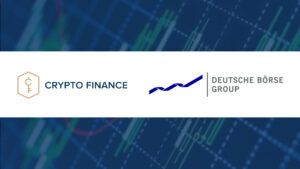 Logos von Deutsche Börse und Crypto Finance