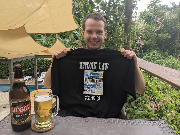 Mein neues T-Shirt (Bitcoin Law, Quelle: Ralph Hofacker)