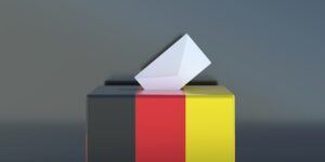 Wahlurne als Symbol für die Bundestagswahlen in Deutschland