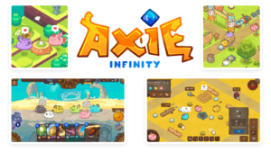 Screenshots und Logo von Axie Infinity