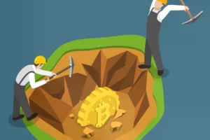 Bitcoin Mining Illustration