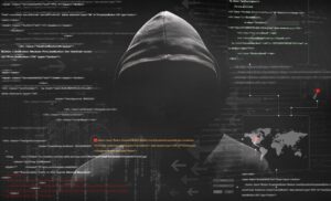 Hacker mit Kapuze