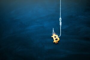 Bitcoin Phishing Symbolbild