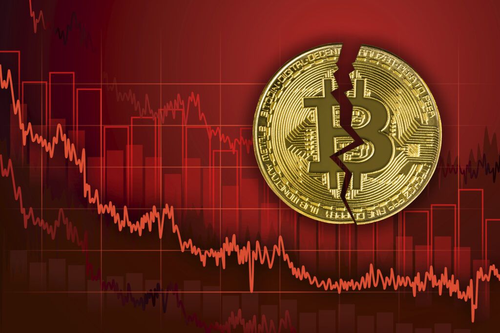 Bitcoin Flash-Crash Fällt der BTC Kurs noch bis auf 20.000 USD