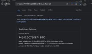 Google Suche Bitcoin Guthaben