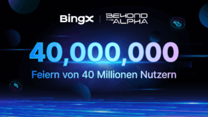 BingX feiert im Jahr 2025 mit der „Beyond the Alpha“-Kampagne 40 Mio. Nutzer